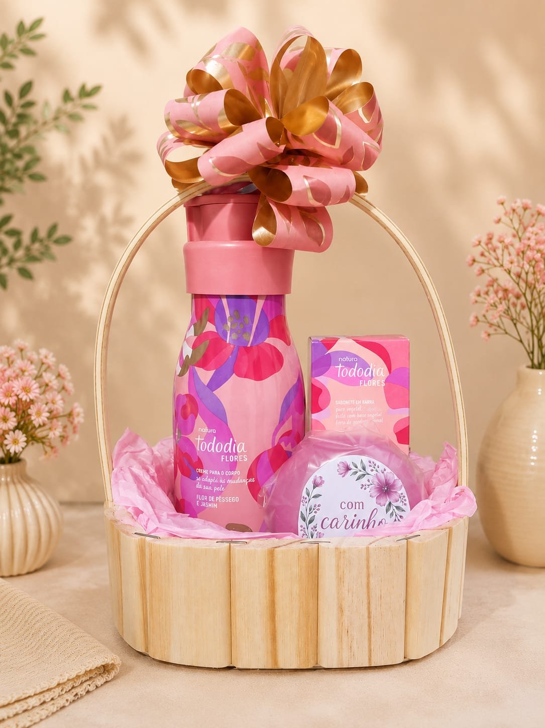 Cesta de presente personalizada