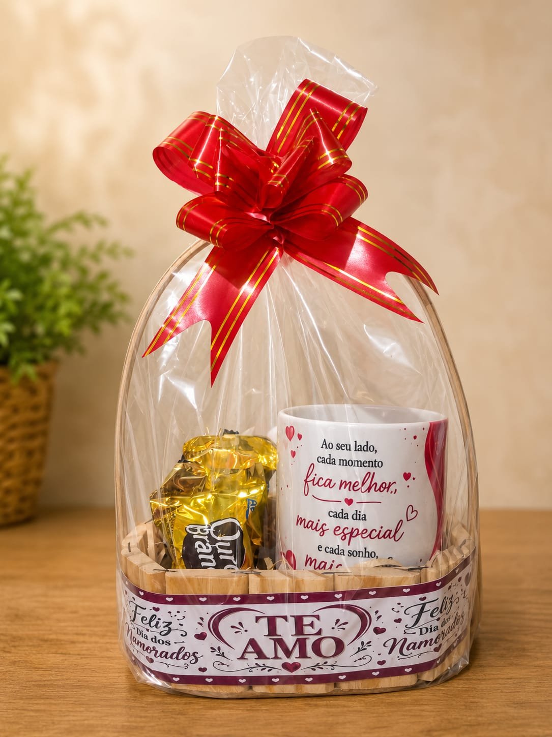 Cesta de presente personalizada 3
